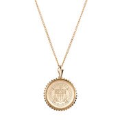 USC Trojans Seal Sunburst Cavan Gold Pendant Necklace with Chain